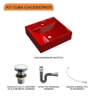 Cuba Q39 C/válvula Click V3 + Sifão Cromado E Flexível