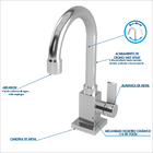 Cuba Q44 C/torneira Luxo 1195 Metal