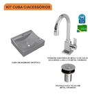 Cuba Q44 C/torneira Luxo E Válvula Click V2