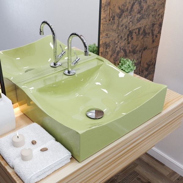 Cuba Q44 C/válvula Click V3 + Sifão E Flexível