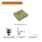 Cuba Q44 C/válvula Click V3 + Sifão E Flexível