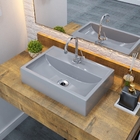 Cuba Q45 C/torneira E Válvula 7/8+sifão Cr E Flexível