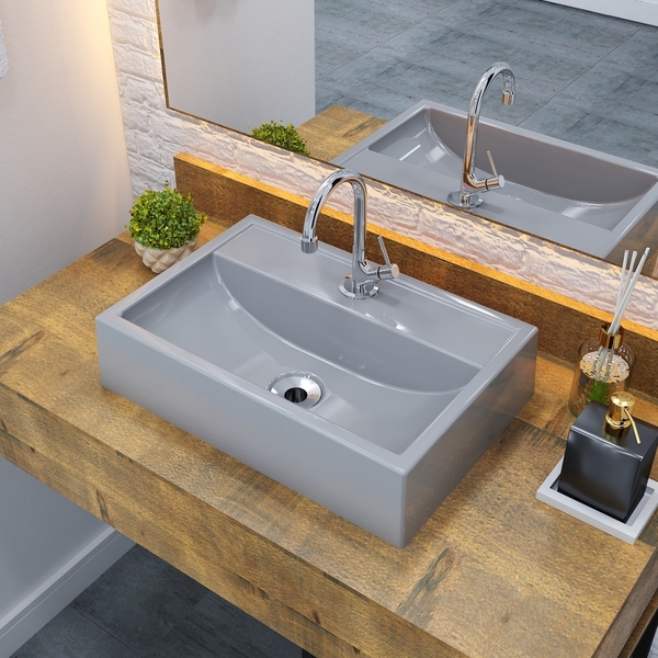 Cuba Q45 C/torneira E Válvula 7/8+sifão Cr E Flexível