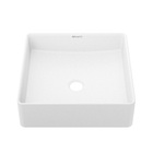 Cuba Quadrada Cerâmica 36cm Branca