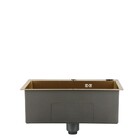 Cuba Quadrada Em Aço Inox 304 Cor Cobre 60x45cm Guimmis.casa