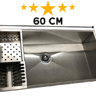 Cuba Quadrada Inox 304 60x40 Varanda Cozinha Moderna Ajl Com