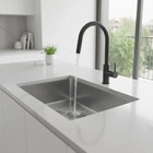 Cuba Quadrada Inox 304 Cozinha Pia Embutir Sobrepor Gourmet 5