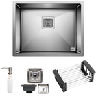 Cuba Quadrada Inox 304 Cozinha Pia Embutir Sobrepor Gourmet 5