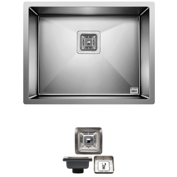 Cuba Quadrada Inox 304 Cozinha Pia Embutir Sobrepor Gourmet 5