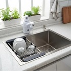 Cuba Quadrada Inox 304 Cozinha Pia Embutir Sobrepor Gourmet 6