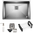 Cuba Quadrada Inox 304 Cozinha Pia Embutir Sobrepor Gourmet 6