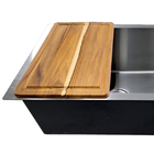 Cuba Quadrada Inox 304 Cozinha Pia Embutir Sobrepor Gourmet 7