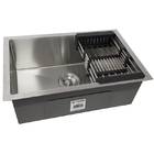 Cuba Quadrada Inox Cozinha Pia Embutir Sobrepor Gourmet 6040