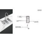 Cuba Quadrum 17 Plus U Undermount Tramontina 17 X 40 X 14 Cm