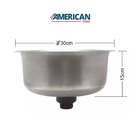 Cuba Redonda Aço Inox 430 American Steel Polida Diametro 300