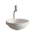 Cuba Redonda Branca Com Torneira E Valvula Cromada