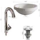 Cuba Redonda Com Torneira Dl04 E Valvula Cromada Abs