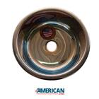 Cuba Redonda Cozinha 25cm As Aço Inox 304 Válvula E Sifão