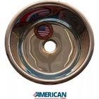 Cuba Redonda Cozinha 35 Cm Aço Inox 430 Com Válvula E Sifão