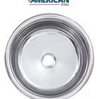 Cuba Redonda Cozinha 40 Cm Aço Inox 304 Com Válvula E Sifão