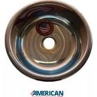 Cuba Redonda Cozinha Eletrocubas 25cm Aço Inox 304 Válvula