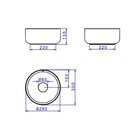 Cuba Redonda De Apoio L12030 - Cinza