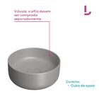 Cuba Redonda De Apoio L12030 - Cinza