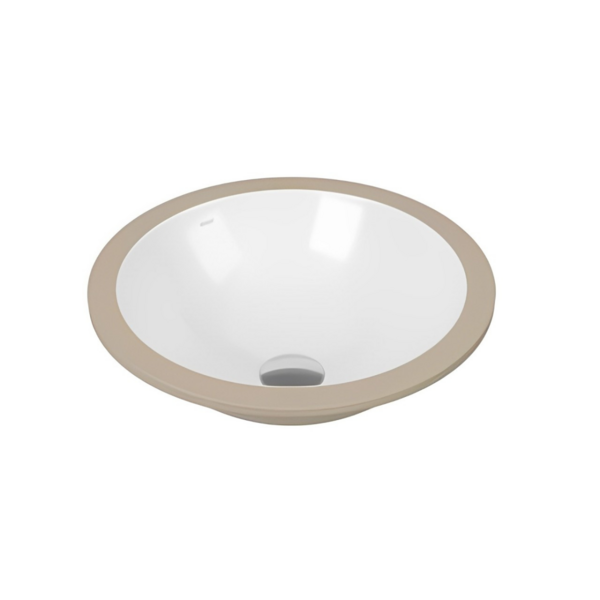 Cuba Redonda De Embutir 390x140 Para Lavatório Standard Branco