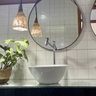 Cuba Redonda Pia De Apoio Sobrepor Floripa 35cm Pq. Def