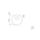 Cuba Redonda Tramontina Em Aco Inox Acetinado 35cm Bl Com Val