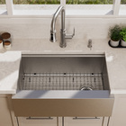 Cuba Retangular Aço Escovado 76cm