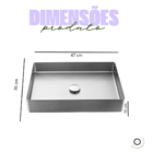 Cuba Retangular Domum -prata