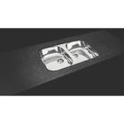 Cuba Retangular Em Aco Inox Alto Brilho 72x40cm Com Valvula 2