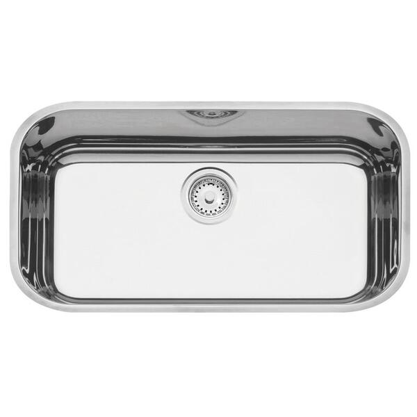 Cuba Retangular Tramontina Em Aco Inox Alto Brilho 56x34cm 56