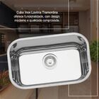 Cuba Retangular Tramontina Em Aco Inox Alto Brilho 56x34cm 56