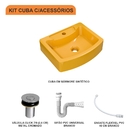 Cuba Rt41 C/válvula Click V2 + Sifão E Flexível