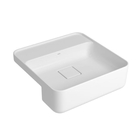 Cuba Semi Encaixe Louça Branca Quadrada 41,5x40cm Deca