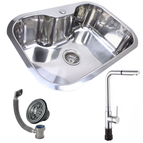 Cuba Simples 9122 Polida+torneira Milão Gourmet Inox Guimmis