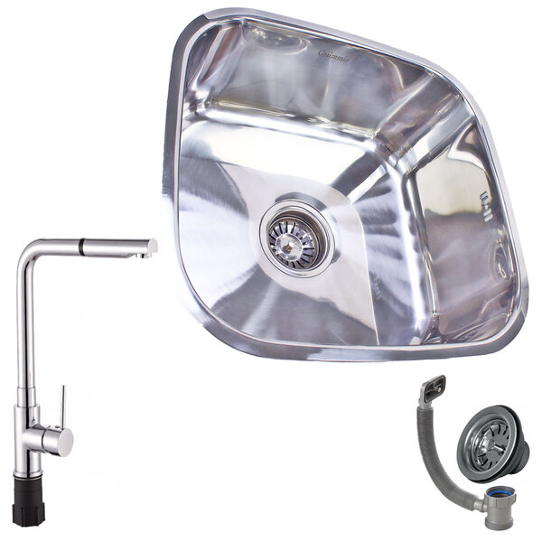 Cuba Simples 9463 Polida+torneira Milão Gourmet Inox Guimmis®