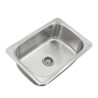 Cuba Simples Inox Pia Cozinha Gourmet 54x38 Cm Guimmis.casa