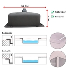 Cuba Simples Inox Pia Cozinha Gourmet Sobreor Polido - 105t