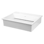 Cuba Sobrepor L 870 Retangular Porcelana Branco Gelo Deca