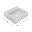 Cuba Sobrepor Banheiro Retangular 40x12x38cm Multimóveis Cr10