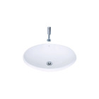 Cuba Sobrepor L 680 Oval Porcelana Branco Gelo Deca