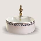 Cuba Sobrepor Porcelana Vintage Provençal Flores 40x40x14cm