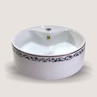 Cuba Sobrepor Porcelana Vintage Provençal Flores 40x40x14cm