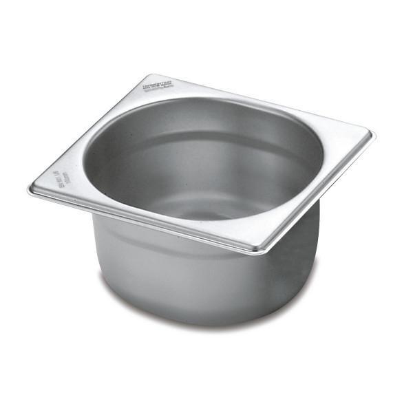 Cuba Tramontina 1/6 Em Aço Inox Sem Alças Profundidade 100 Mm