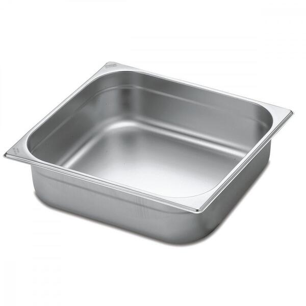 Cuba Tramontina 2/3 Em Aço Inox Sem Alças Profundidade 100 Mm