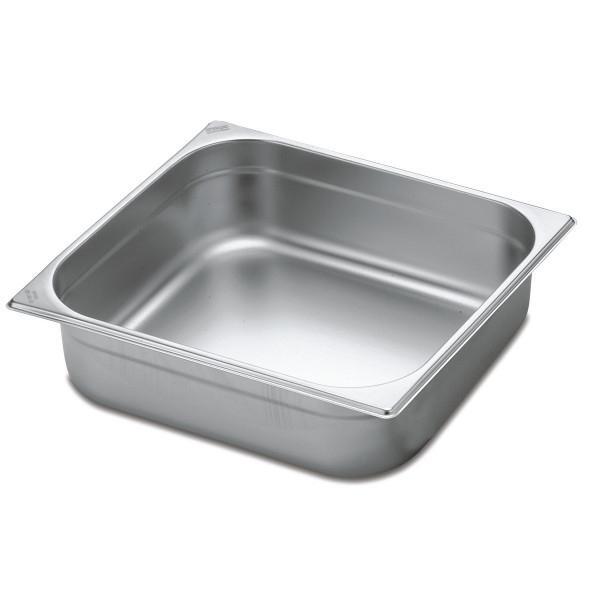 Cuba Tramontina 2/3 Em Aço Inox Sem Alças Profundidade 20 Mm
