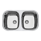 Cuba Tramontina Isis 2c 34 Bl 77x45 94030202 Aço Inox Alto Br